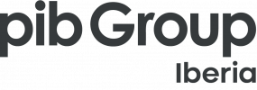 PIB Taldeko IBERIA logotipoa - Grisa