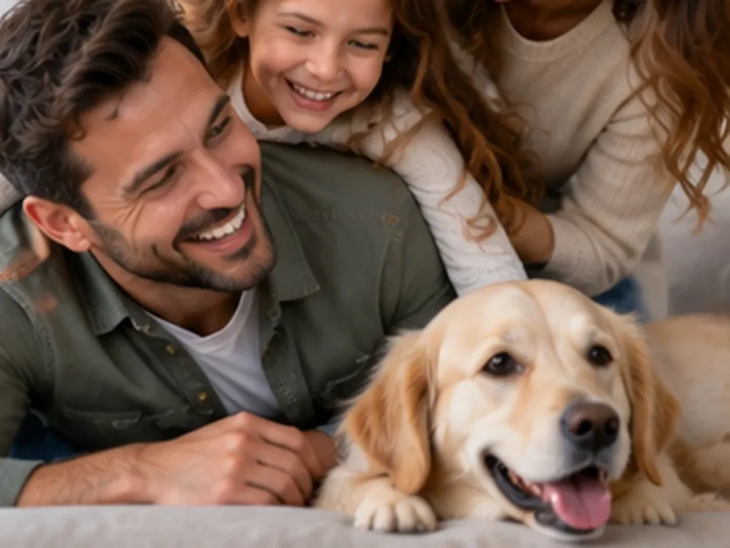 Familia disfrutando de tranquilidad y protección con un seguro de vida